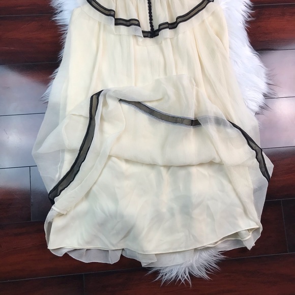 BCBGMaxazria Babydoll Silk Spaghetti Strap Dress - Picture 6 of 8